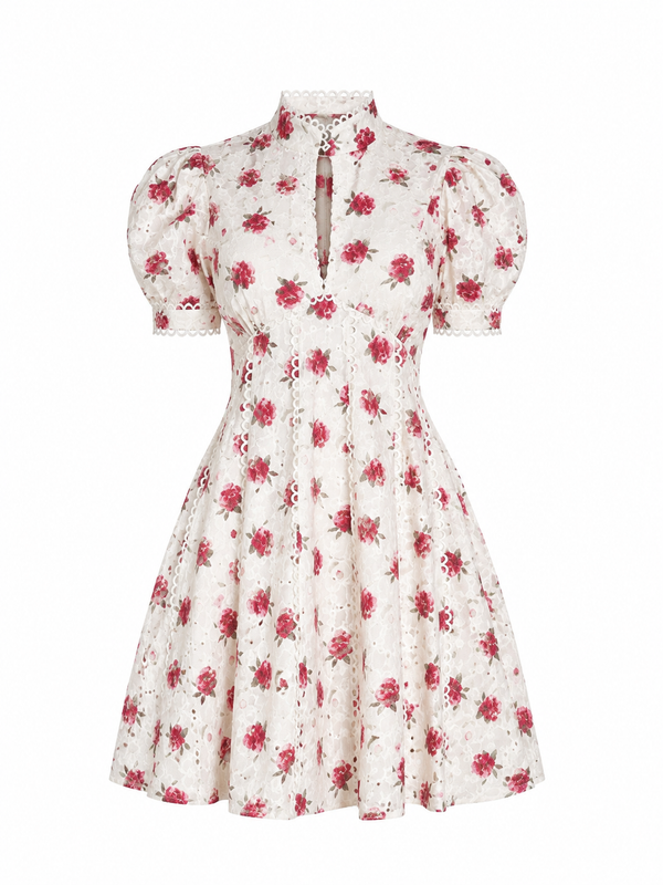Vestido Rosé Garden Charm