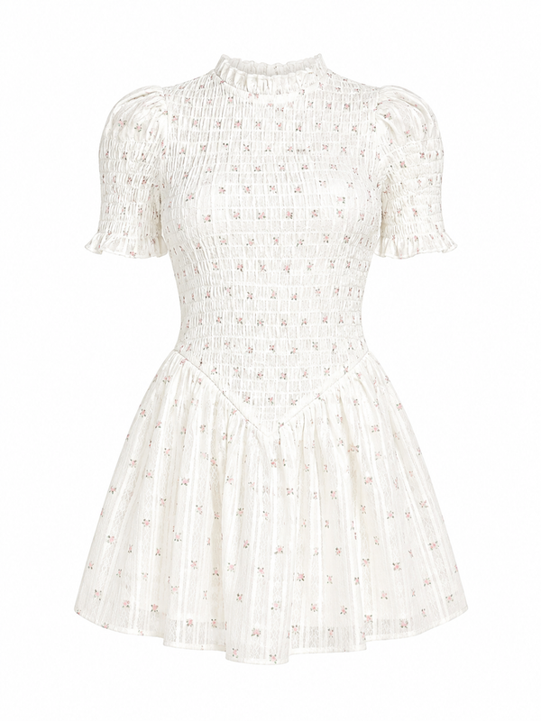 Vestido Ivory Blossom Charm