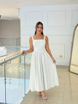 Vestido Ivory Bloom Midi