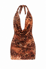 Vestido Wild Glam Leopard