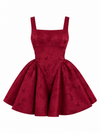 Vestido Burgundy Romance Luxe