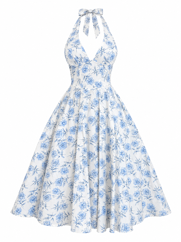 Vestido Jardín Celeste