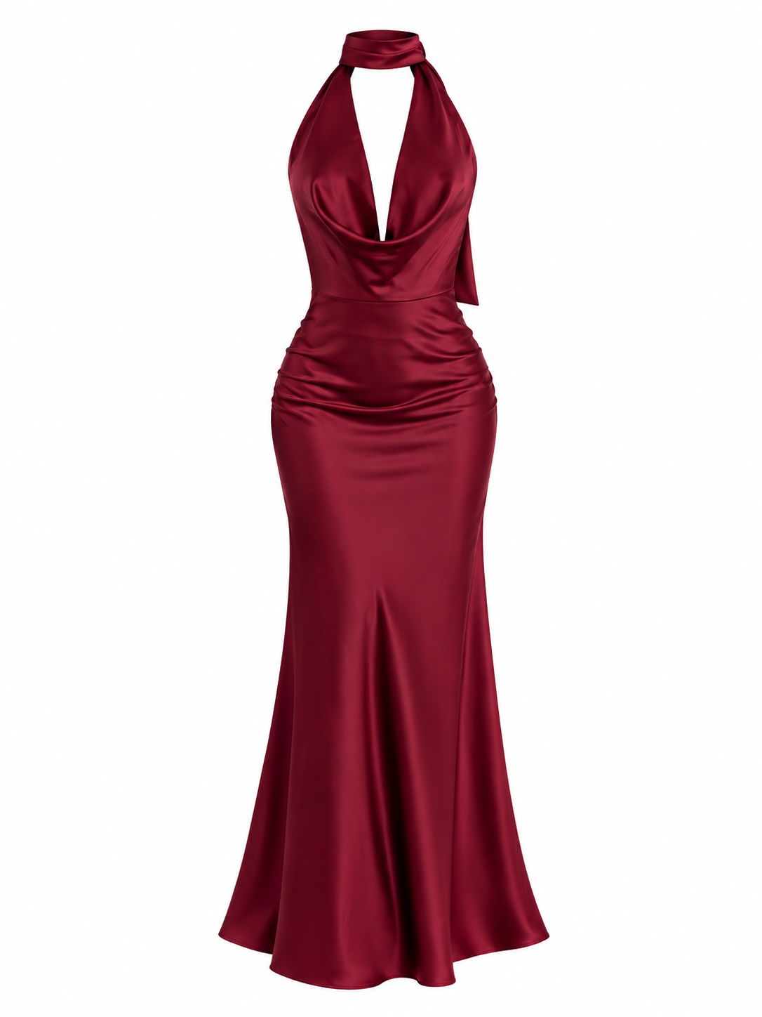 Vestido Burgundy Elegance