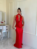 Vestido Burgundy Elegance
