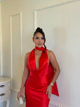 Vestido Burgundy Elegance