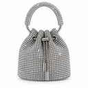 Bolso bucket de cristales, vista de detalle