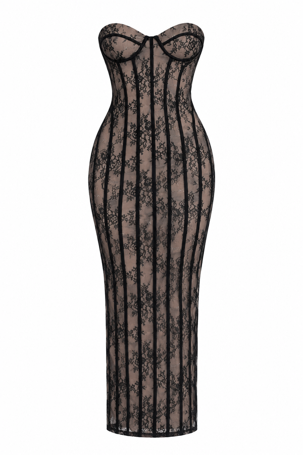 Vestido Encanto Borgoña