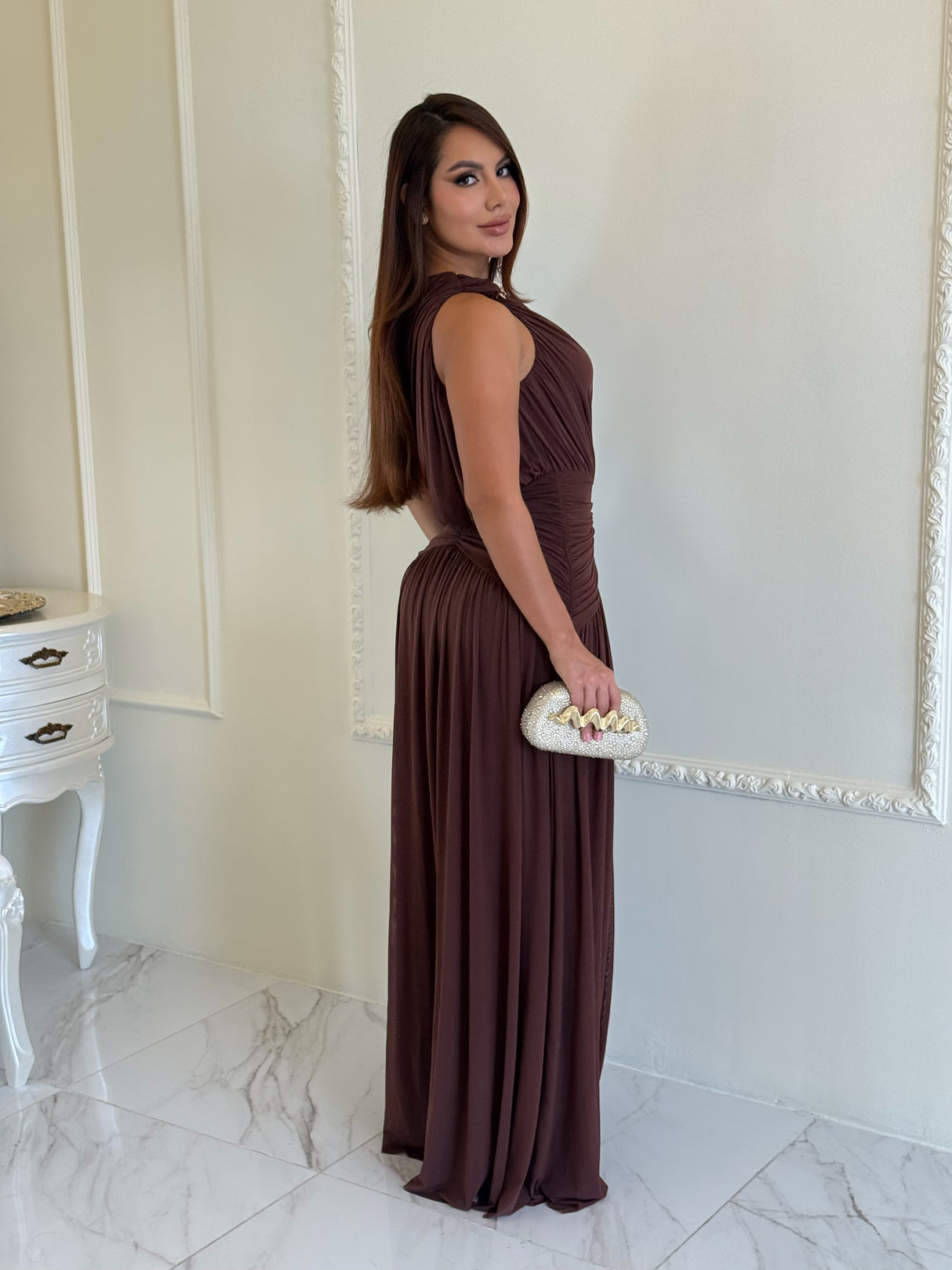 Vestido Diosa Chocolate