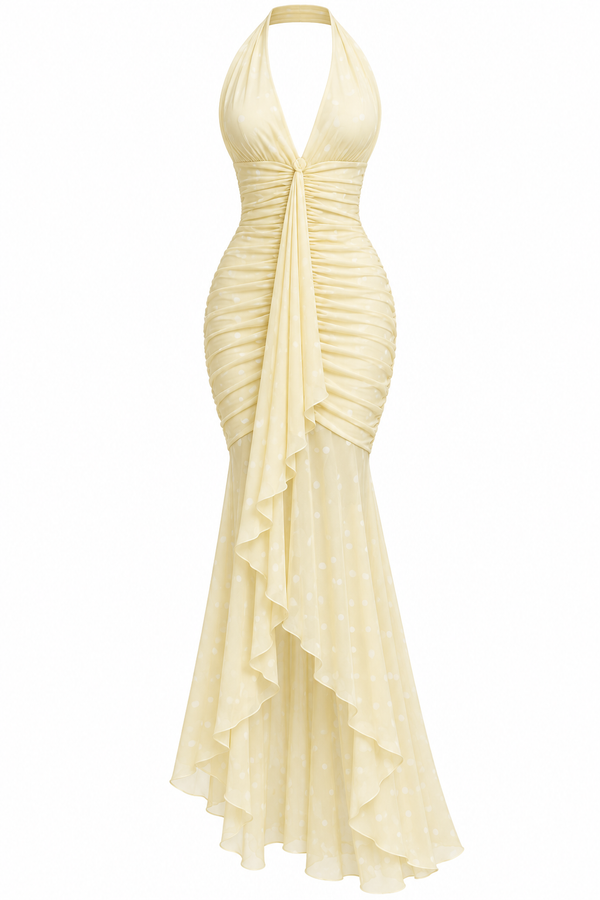 Vestido Cascade Ivory