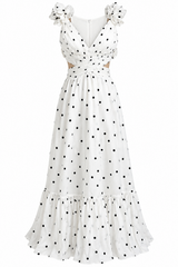 Vestido Polka Dots Cross