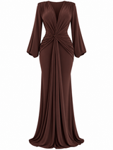 Vestido Draped Chocolate