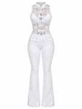Set Frog Button Lace