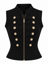 Blusa Napoleón Botones Dorados