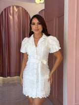 Vestido Elegance Tweed Chic