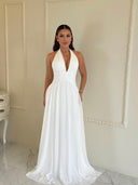 Vestido Halter Aura Soleil