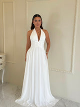 Vestido Halter Aura Soleil