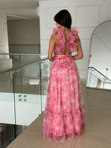 Vestido Floral Rosé