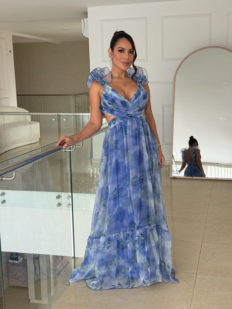 Vestido Floral Rosé