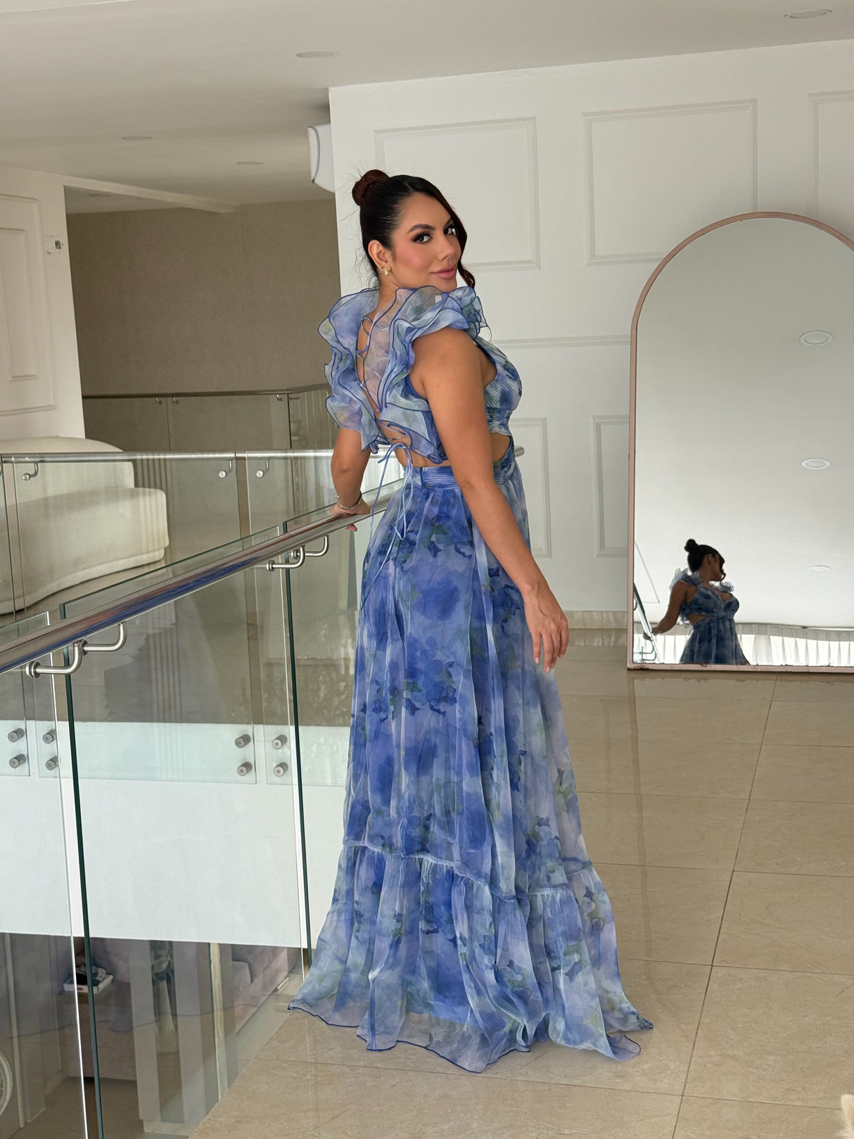 Vestido Floral Rosé