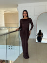 Vestido Serena Draped Long