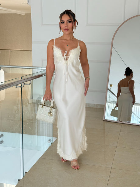 Vestido Aura Blanca Lace