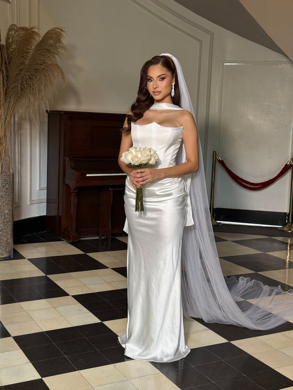 Eternal Royale Drape Dress