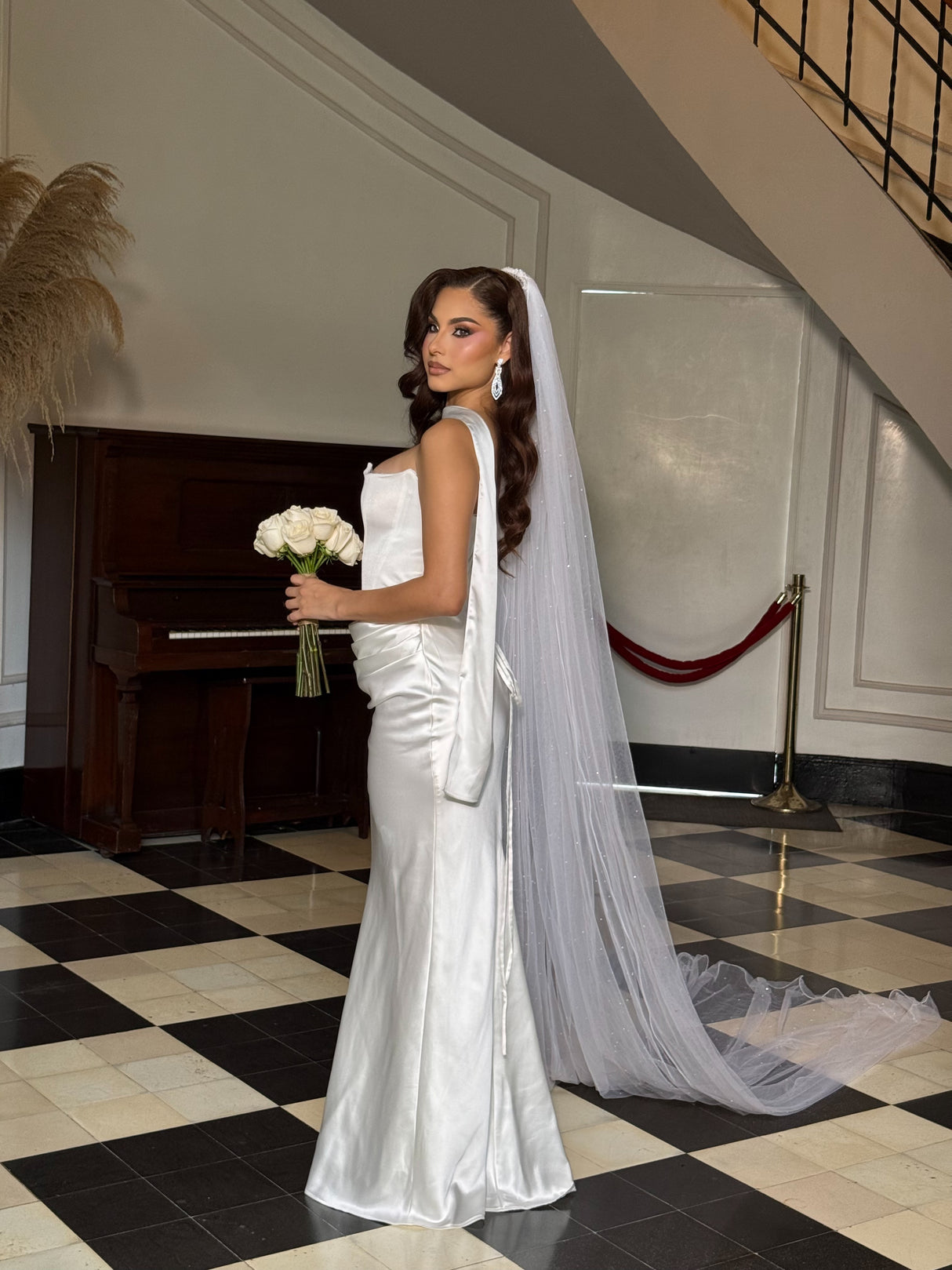 Eternal Royale Drape Dress
