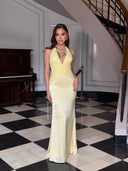 Vestido Largo de Gala con Escote en V Eternal Siren