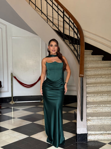 Eternal Royale Drape Dress