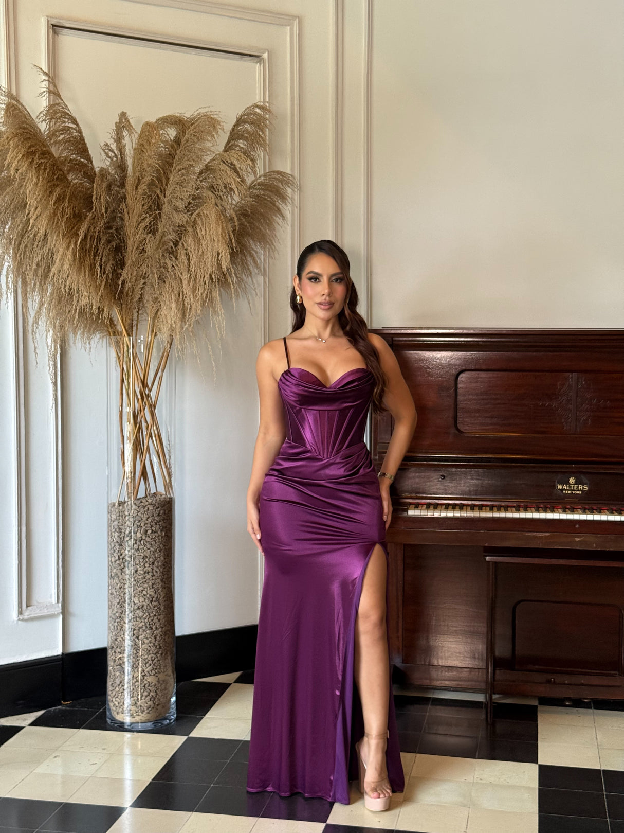 Eternal Velvet Sculpt Dress