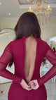 Vestido Pasión Bordó